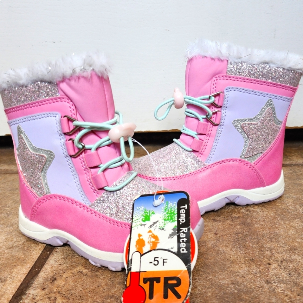 BNWT toddler girl snow boots